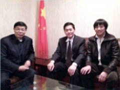 2015年2月11日，丁昌盛与加拿大合肥之友联谊会副秘书长宛杏生，在多伦多总领馆拜访薛冰总领事。.jpg